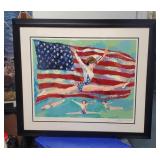 Serigraph "Golden Girl" by artist LeRoy Neiman