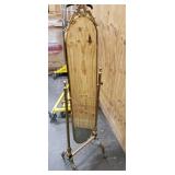 Cheval Standing Mirror with Ornate Detailing