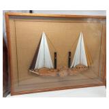 1976 Bicentennial Vintage 3D Wooden Shadowbox Dior