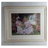 Sandra Kuck "Sunday Tea" Framed Signed and num