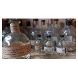 Collection of empty bottles of The Glenrothes