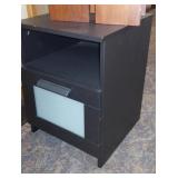 IKEA BRIMNES Nightstand 15 3/8x16 1/8", Black