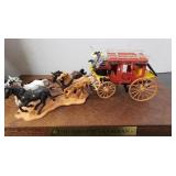 Vintage Seagrams VO Stagecoach Bottle Display