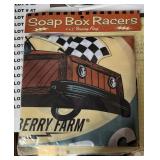 Knotts Soapbox Racers Flag (Sealed)  Circa 1980