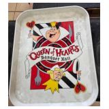 Euro Disney Queen Of Hearts Cafeteria Style Tray