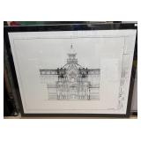 Euro Disneyland Lucite Enclosed 40"x52" Liberty
