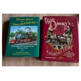 Lot (2) Disneyland R/R Books dedicated Embossed Ed
