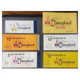 6 Vintage Disneyland Coupon Booklets