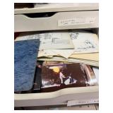 Smaller White Drawer Full