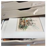 Smaller White Drawer Full
