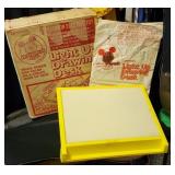 Vintage Mickey Mouse Club Light Up Drawing Desk