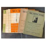 Various Architecture Magazines (7 issues) 1933-193