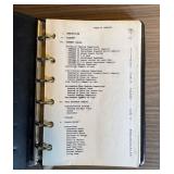 Pocket Notebook containing EPCOT Attraction Status