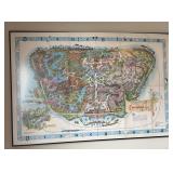1962 Disneyland Souvenir map 30ï¿½ x 45ï¿½
