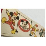 Disney Mickey Mouse Club Pennant Flag Felt 1970s
