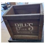 Wooden crate marked "Bill