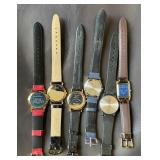Lot (6) Disney Watches new/used