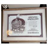 Framed Six Flags Power Plant Poster