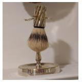Vintage shaving set features a badger hair brush