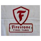 Firestone badge - Porcelain