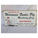 Wisconsin Feeder Pig sign