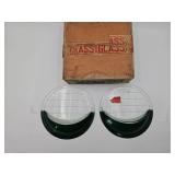 Antique headlight lens