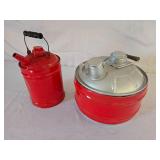 Vintage gas cans