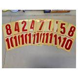 Vintage gas numbers