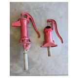Vintage Cast Iron Water Hand Pump Heads