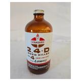 Standard 2,4-D glass bottle