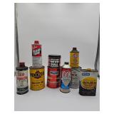 Vintage oil cans