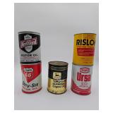 Vintage oil cans - Full