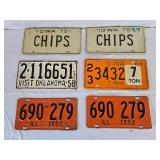 vintage license plates
