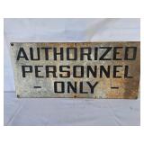 Authorized personnel