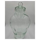 Antique glass vase
