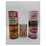 Vintage oil cans - Full