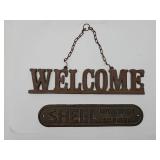 Shell motor spirit sign