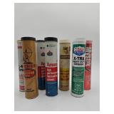 Vintage oil cans