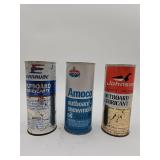 Vintage oil cans