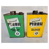 Pyroil cans