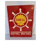 Original Shell boat sign