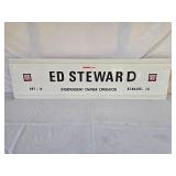 Ed Steward sign