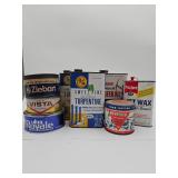 Vintage oil cans