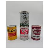 Vintage oil cans - Full