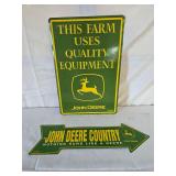 John Deere signs