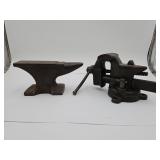 Anvil & bench vise