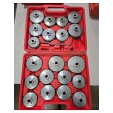 Oil filter cap wrench set
