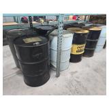Empty oil drums
