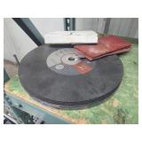 14' chop saw wheels - 9 wheels