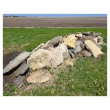 Flat rock pile